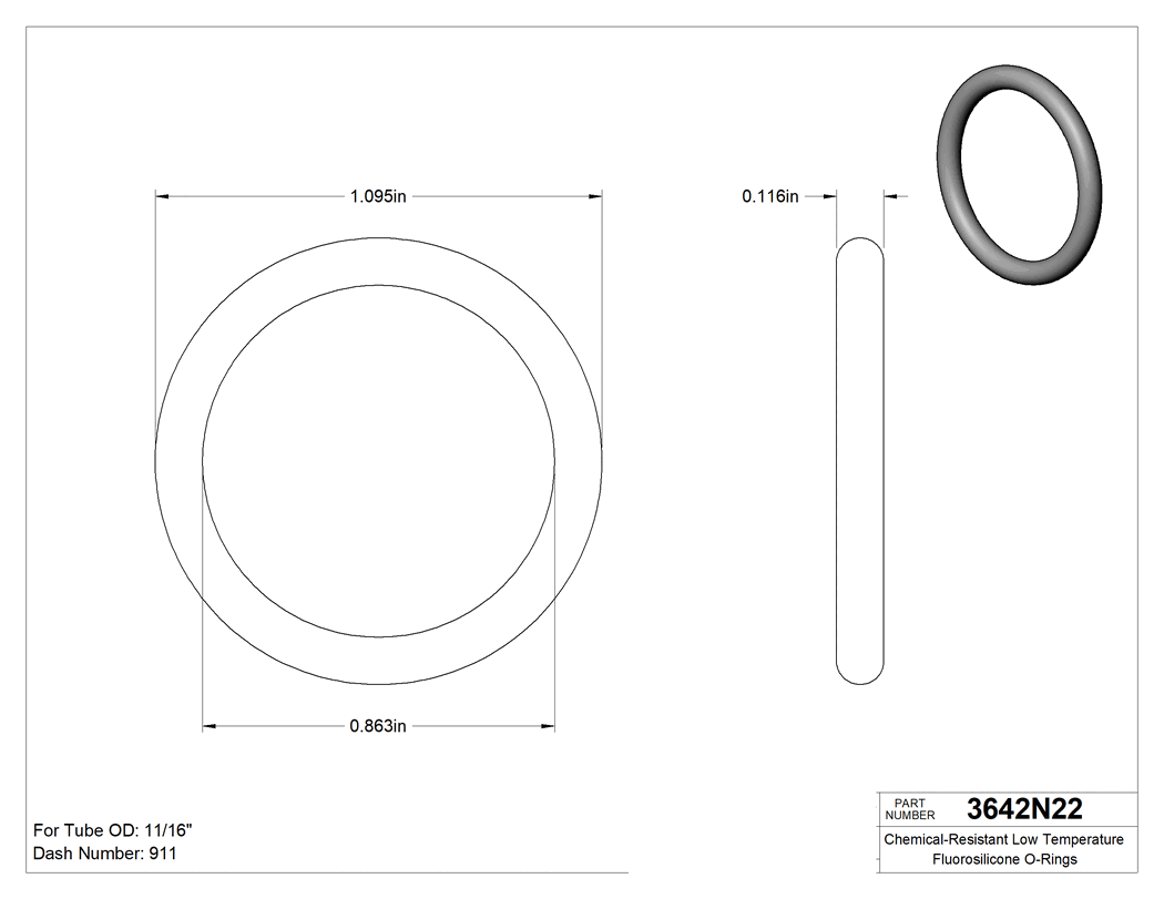Technical drawing - 3642N22
